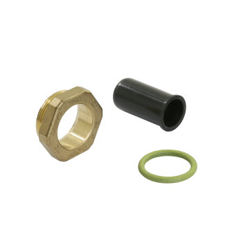 Isiflo gas ombouwset messing steunbus SDR11 nbr o-ring moer Gastec QA 63 mm