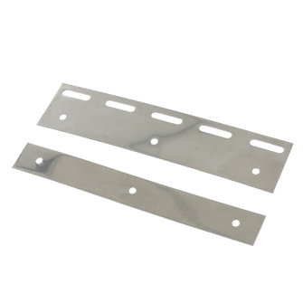 Klemset rvs voor pvc lamellen strokengordijn b = 200 mm