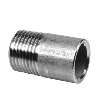 Lasnippel rvs 316L buitendraad x las 2" l = 220 mm