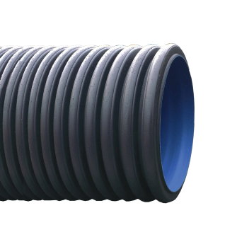 MAGNUM duikerbuis met losse mof en rubberring hdpe EN13476 SN8 l = 6 m DN218