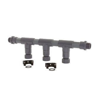 Maspla waterverdeler 3 aftakkingen pvc d = 32 mm 1" aansluitingen