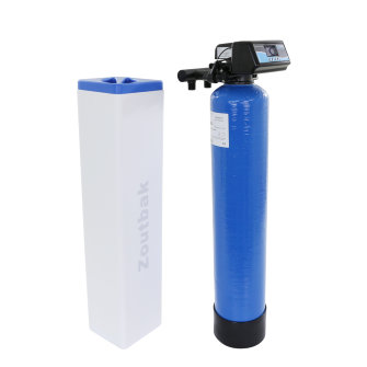 NWF waterontharder type Duo 15 + zoutbak 90 liter max. uitwisselingscapaciteit 4