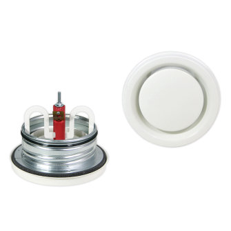 Nedco afzuigventiel brandwerend staal wit ? 160 mm