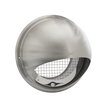 Nedco bolrooster met grofmazig gaas rvs 304 rond 200 mm geborsteld rvs 304