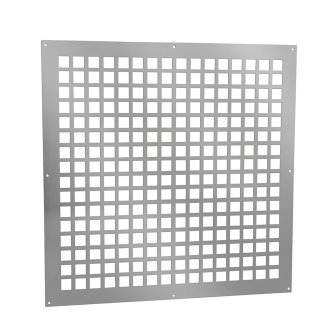 Nedco ventilatieplaat aluminium 500 x 500 mm