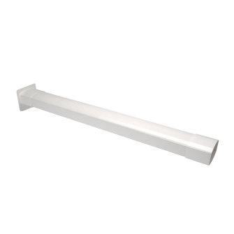 Nicoll Techtan Ovation hwa ondereind pvc slagvast met grondplaat inw lijm x spie wit