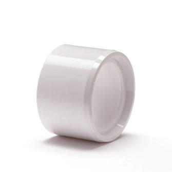 Nicoll verloopring pvc centrisch uitwendig x inwendig lijm wit RAL 9010 50 x 40 mm