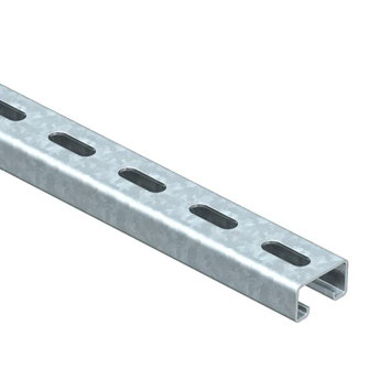 OBO montagerail staal sendzimir verzinkt DIN EN 10346 41 x 21 mm l = 6 m