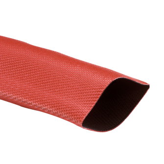 Parsch persslang Synthetic SL Coverflex sbr/pu plat oprolbaar rood 75 mm l = 120 m