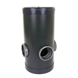 Pipelife drainageput met bodem en deksel pvc 3x RL125 h = 600 mm 315 mm