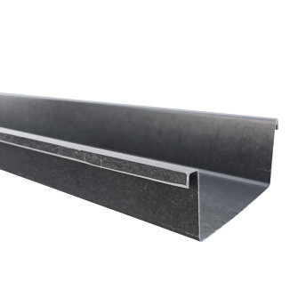 Rawinso bakgoot polyester antraciet RAL 7016 l = 3 m 120 mm