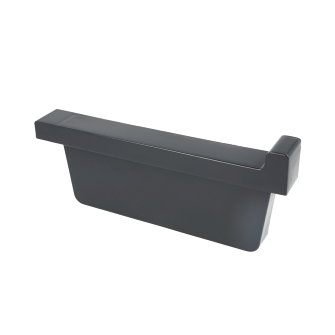 Rawinso eindstuk voor bakgoot pp rechts antraciet 170 mm