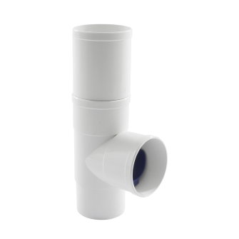 Rawinso regenwater afkoppelset wit 80 mm