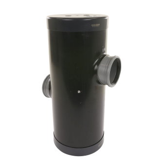 Rawinso zandvangput pvc met pvc deksel 250 mm aansl. 80 mm