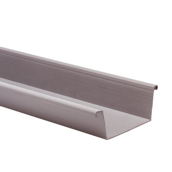 S-lon bakgoot pvc type 225 268 mm grijs l = 4 m