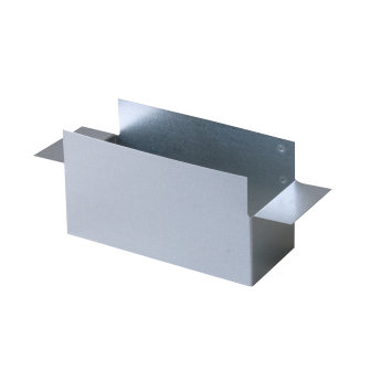 Spiraliet instort flensbox 220 x 80 mm
