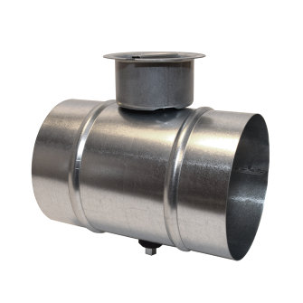 Spiraliet regelklep 2x verjongd spie 500 mm