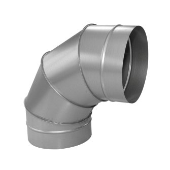 Spiraliet segmentbocht 90� 2x verjongd spie 450 mm