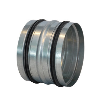 Spiraliet verbindingsstuk met epdm ring 2x verjongd spie 500 mm
