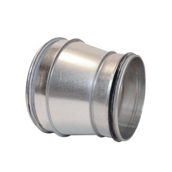 Spiraliet verloopstuk met epdm ring 2x verjongd spie 630 x 500 mm