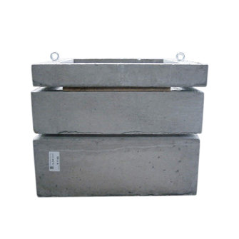 Stelring beton uitw. 800 x 800 mm inw. 600 x 600 mm h = 120 mm