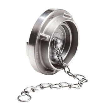 Storz eindkap met ketting aluminium nok 81 mm