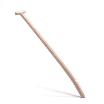 Talen Tools batssteel half gebogen gewaxt essenhout l = 120 cm