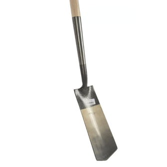 Talen Tools draineerspade 130 x 320 mm essenhout steel 76 cm T-greep