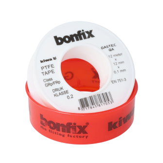 Teflon tape Kiwa / Gastec QA b = 12 mm d = 0