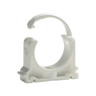 VDL buisklem met beugel type C pp wit 40 mm