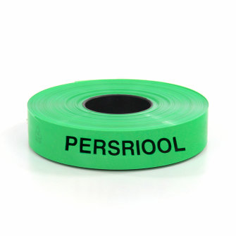 Waarschuwingslint polyetheen persriool groen l = 250 m