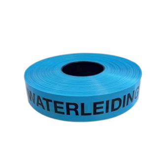 Waarschuwingslint polyetheen water blauw l = 250 m