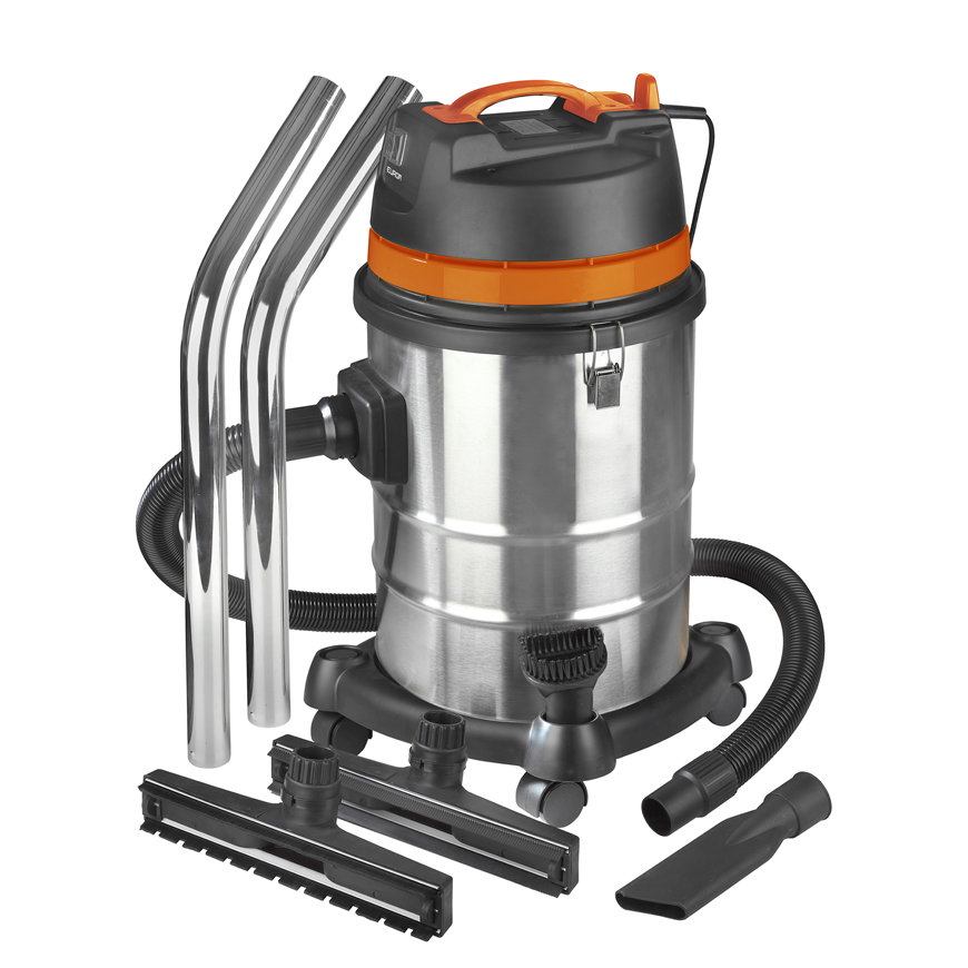 EUROM nat- / droogstofzuiger type Force 1240 wet/dry stoffilter 230 V 1200 W