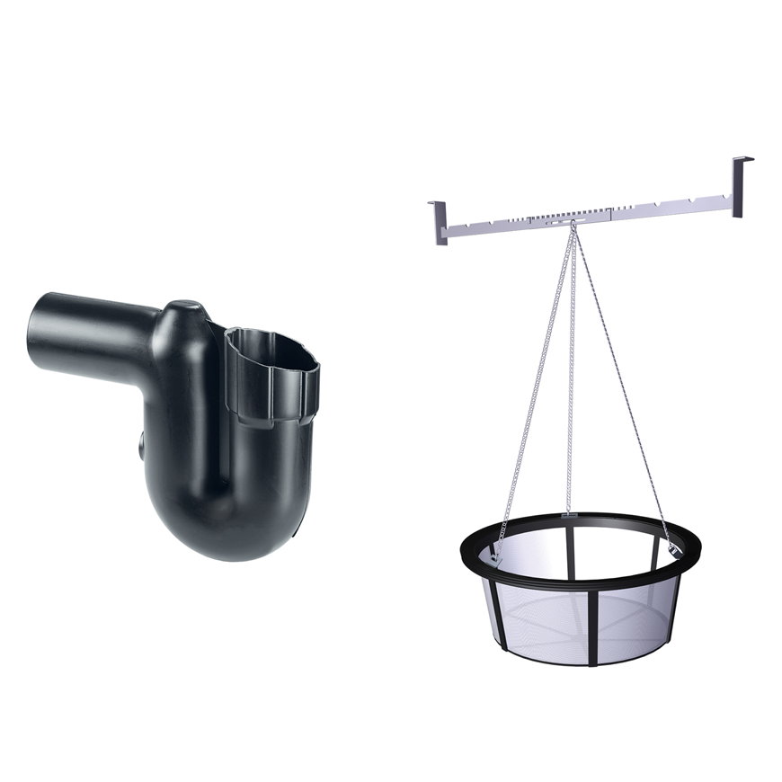 Garantia regenwater zeef en overloop voor Li-Lo tank 110 mm