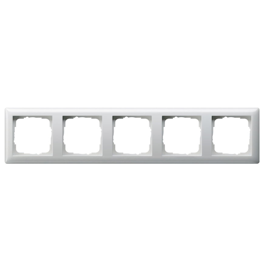 Gira afdekraam Standaard 55 5-voudig wit