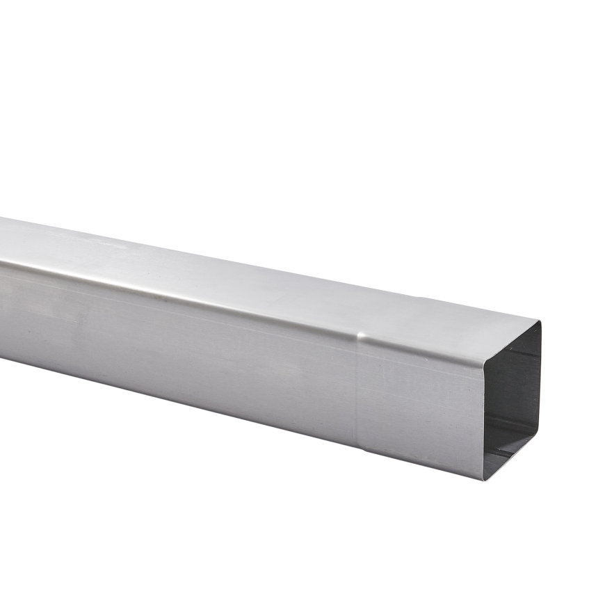 Hwa buis zink vierkant mof x spie 100 x 100 mm l = 3 m