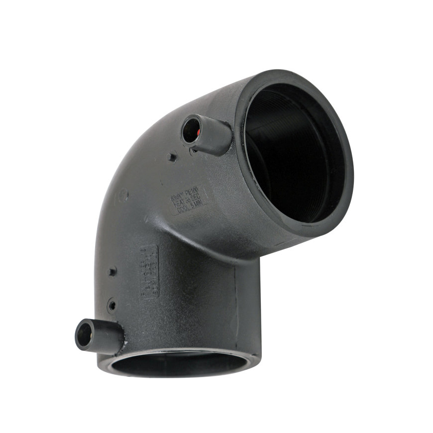 Pipelife Fusion elektrolas knie 90° pe 100 2x inwendig las SDR11 16 bar 160 mm