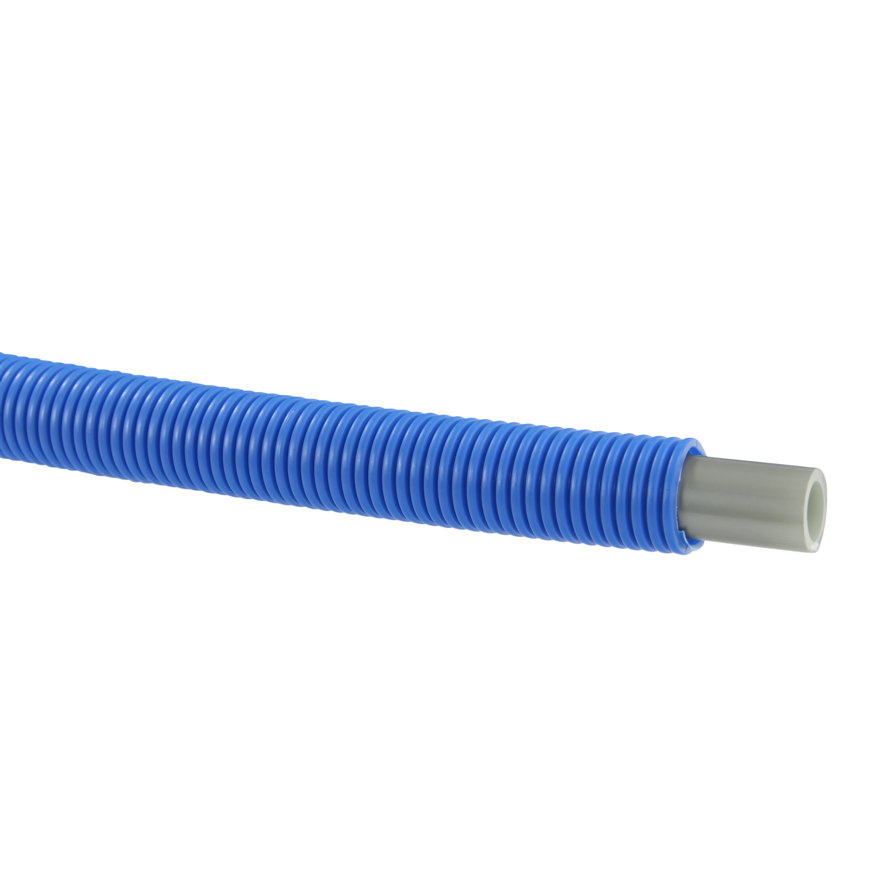 TECEflex pe-xc buis 20 mm in blauwe mantelbuis l = 75 m