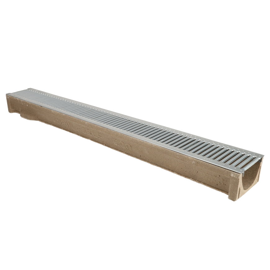 Anrin lijngoot type SELF-ECO polymeerbeton incl. gegalv. sleufrooster A15 50 x 12 x 8 cm
