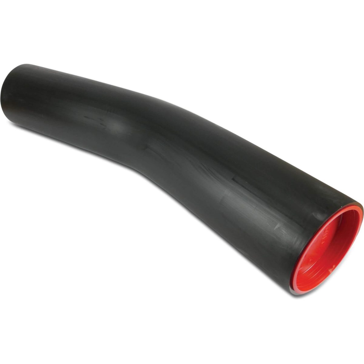 Bocht 22° PE100-RC 200 mm glad SDR17 zwart DVGW type handgevormd | Aantal 1 PCS