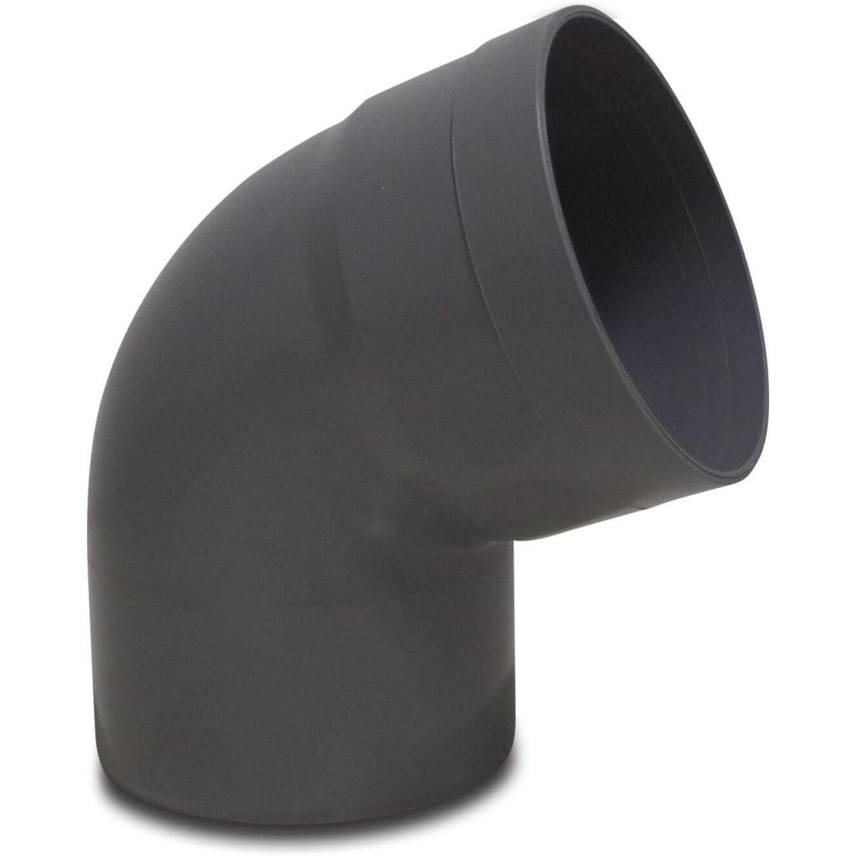 Bocht 67° PVC-U 160 mm lijmmof x spie grijs | Aantal 10 PCS