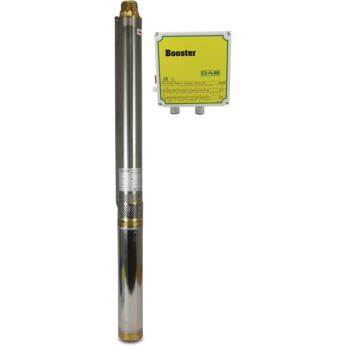 DAB Bronpomp RVS 304 1" binnendraad 3