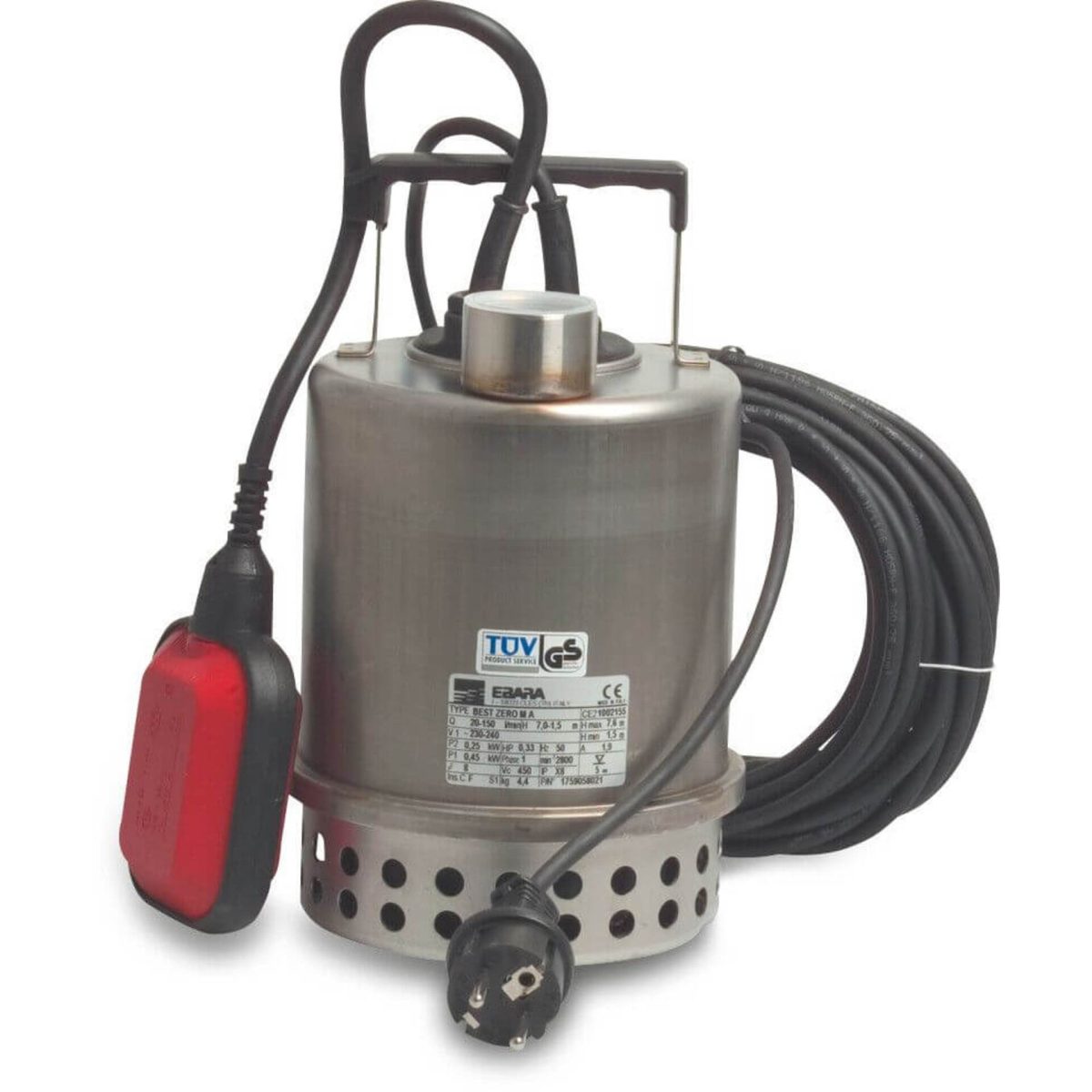 Ebara Dompelpomp RVS 1 1/4" binnendraad 1