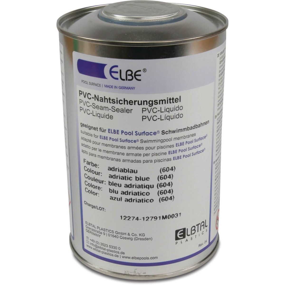 Elbe Vloeibare folie adria blauw 0