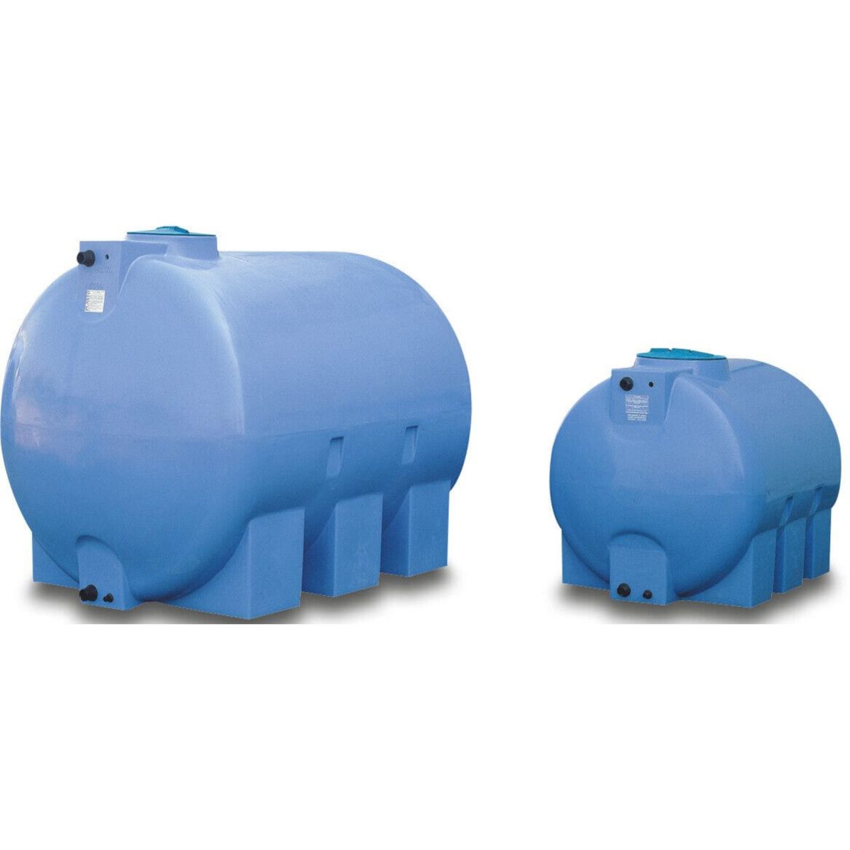 Elbi Vat LDPE blauw 750ltr WRAS type CHO horizontaal | Aantal 1 PCS