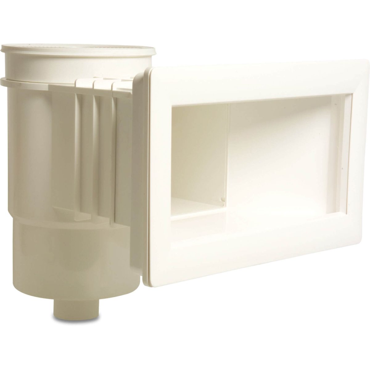 Flotide Skimmer ABS 1 1/2" binnendraad wit rechthoekig type Standard | Aantal 1 PCS