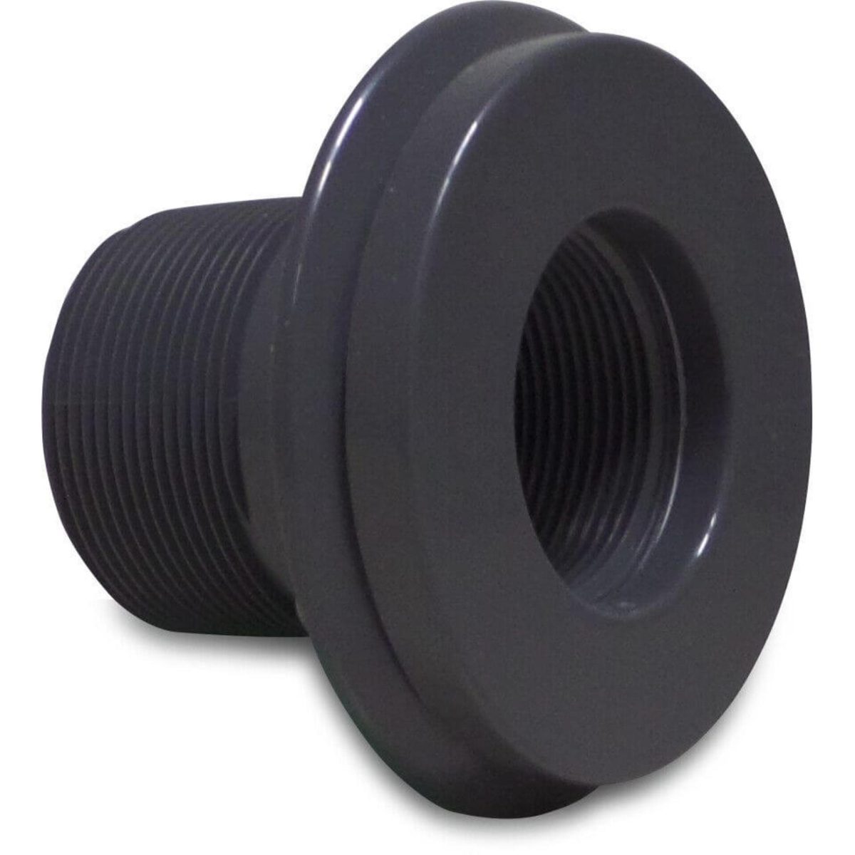 Hayward Inlaatbevestiging ABS 50 mm x 2" lijmmof x buitendraad donkergrijs | Aantal 1 PCS