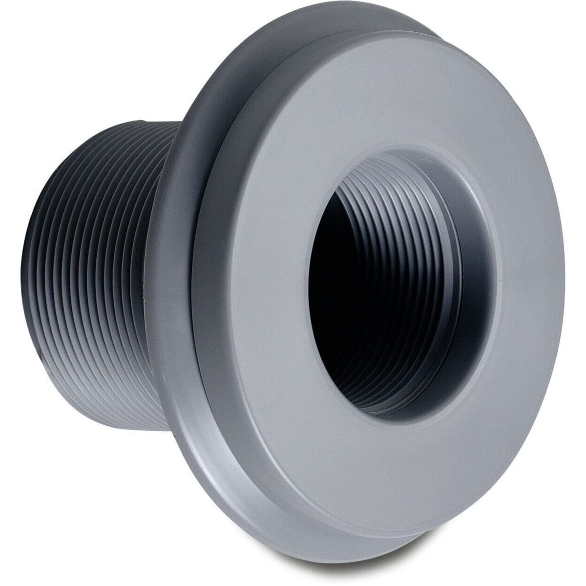 Hayward Inlaatbevestiging ABS 50 mm x 2" lijmmof x buitendraad grijs | Aantal 1 PCS