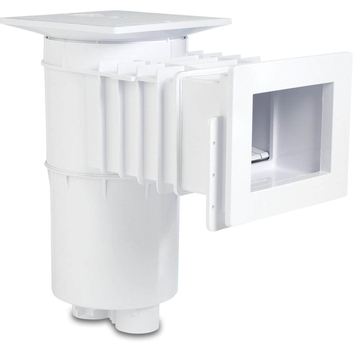 Hayward Skimmer ABS 2" binnendraad wit rechthoekig type Auto-Skim Small | Aantal 1 PCS