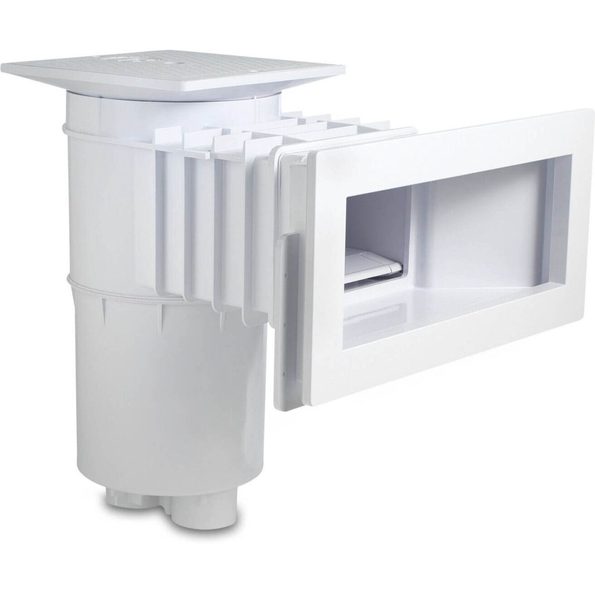 Hayward Skimmer breed ABS 2" binnendraad wit rechthoekig type Auto-Skim Large | Aantal 1 PCS